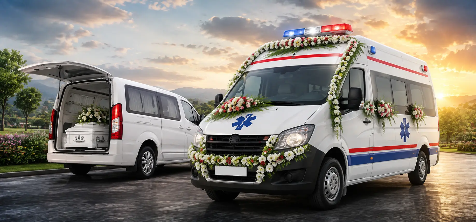Vimukti Vahan ambulance and hearse fleet ready for service